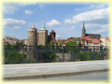 Blick auf die über 1000jährige Altstadt von Bautzen